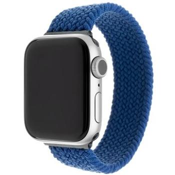 FIXED Elastic Nylon Strap pre Apple Watch 42/44/45/Ultra 49mm veľkosť L modrý (FIXENST-434-L-BL)