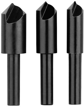 Bosch Accessories  2609255124 sada kužeľových záhlbníkov 3-dielna 8 mm, 10 mm, 12 mm nástrojová oceľ  valcová stopka 1 s