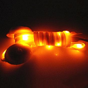 LED šnúrky do topánok-Oranžová KP18490