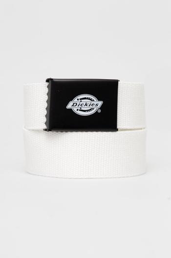 Opasok Dickies DK0A4X7EWHX-WHITE, pánsky, biela farba