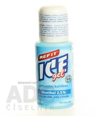 REFIT ICE GEL MENTHOL roll-on 1x80 ml