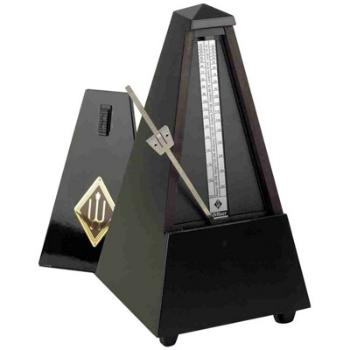 Wittner Metronome Pyramid shape Black high gloss 806