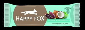 HAPPYLIFE Happy Fox Kakaová tyčinka s kokosom 50 g