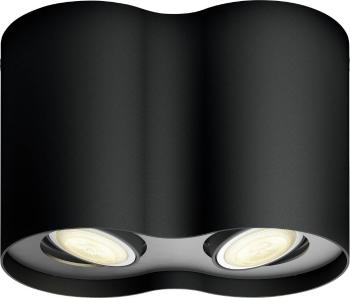 Philips Lighting Hue LED stropné reflektory 871951433842500  Hue White Amb. Pillar Spot 2 flg. schwarz 2x350lm inkl. Dim