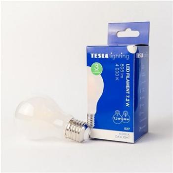 Tesla – LED žiarovka FILAMENT RETRO BULB E27, 7,2 W, 230 V, 806 lm, 25000 h, 4000 K denná biela, 360 (BL277240-1)