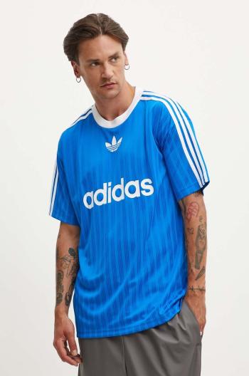 Tričko adidas Originals Adicolor Poly Tee pánske, vzorované, IM9456