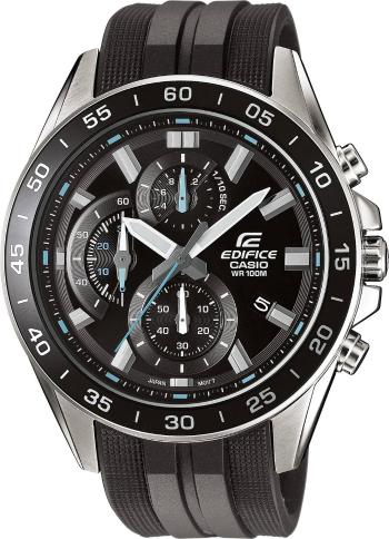 Casio chronografické náramkové hodinky EFV-550P-1AVUEF (d x š x v) 53 x 47 x 12.1 mm strieborná, čierna Materiál puzdra=