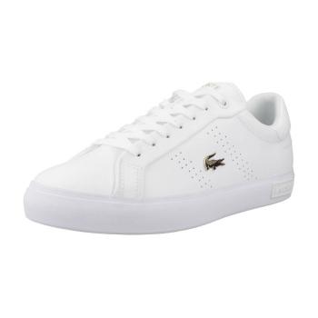 Lacoste  POWERCOURT 2.0 LEATHER  Módne tenisky Biela