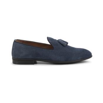 Duca Di Morrone  Ascanio - Suede Blue  Slip-on Modrá