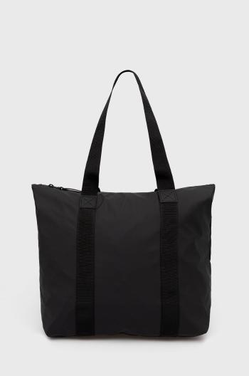 Taška Rains Tote Bag Rush 12250.01-Black, čierna farba