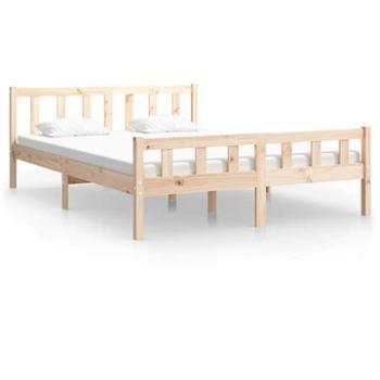 Rám postele masívne drevo 150 × 200 cm King Size, 810684