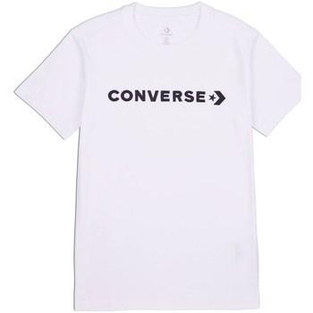 Converse  Tričká s krátkym rukávom Glossy Wordmark  Biela