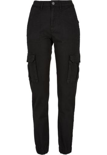 Urban Classics Ladies Cotton Twill Utility Pants black - 33