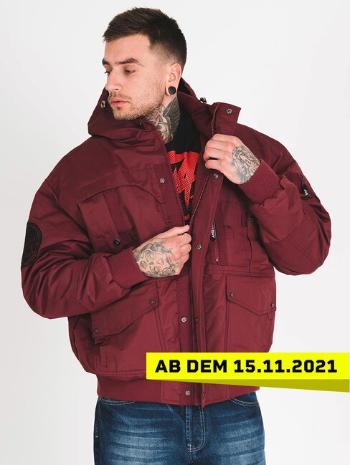 Amstaff Conex Winterjacke 2.0 - bordeaux - S