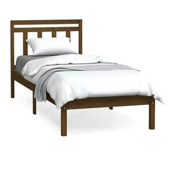 Rám postele medovo hnedý masívne drevo 90 × 190 cm Single, 3100557