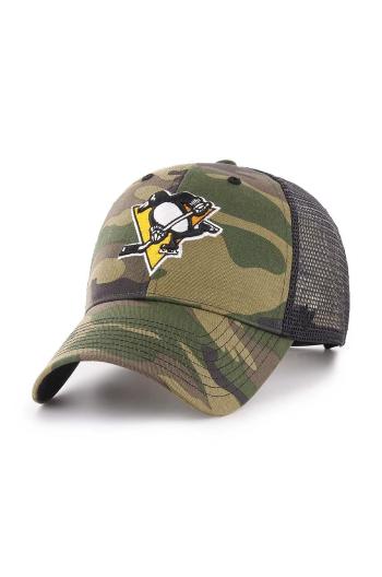 Šiltovka 47 brand NHL Pittsburgh Penguins zelená farba, vzorovaná, H-CBRAN15GWP-CM