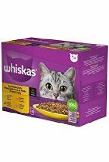 Kapsuly Whiskas. Hydinové jadrá. výber c. 12x85g