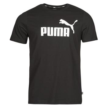 Puma  ESS LOGO TEE  Tričká s krátkym rukávom Čierna