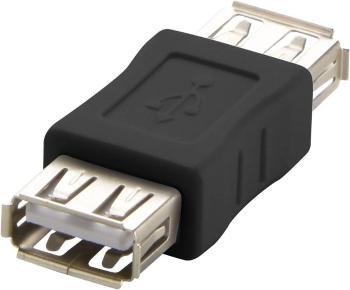 USB adaptér RENKFORCE 1x USB 2.0 zásuvka ⇔ 1x USB 2.0 zásuvka, čierna
