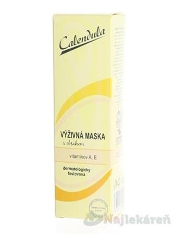 Calendula výživná pleťová maska s obsahom vitamínov A E 30 g