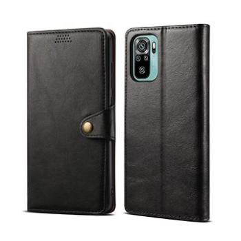 Lenuo Leather pre Xiaomi Redmi Note 10, čierne (348002)