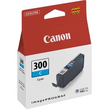 Canon PFI300C 4194C001 azurová (cyan) originální cartridge