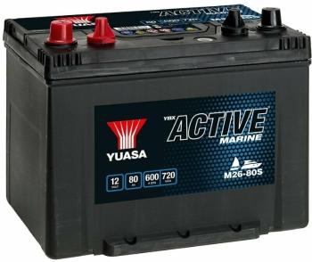 Yuasa Battery M26-80S 12V 80Ah Active Marine Battery