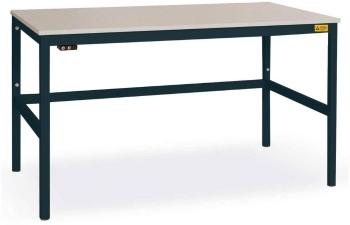Manuflex LC1906.7016 ESD pracovný stôl CANTOLAB Standard s plastovou doskou, š xhxv = 1200 x 800 x 768-788 mm  Farba: an