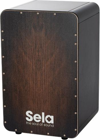 Sela SE 049 CaSela Drevený cajon Black/Brown Dragon