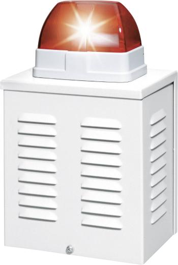 ABUS SG1650 alarmová siréna sa stroboskopom 110 dB červená do interiéru, vonkajšia 12 V/DC