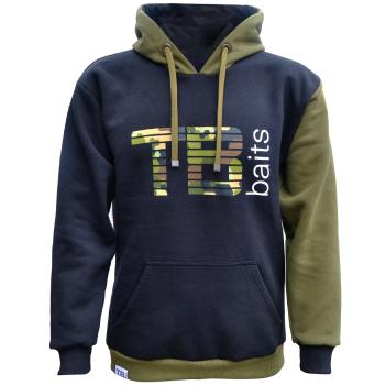 Tb baits mikina hexa camo hoodie - m