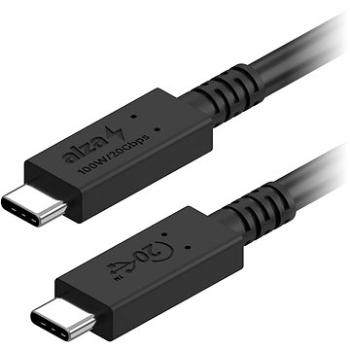 AlzaPower Core USB-C/USB-C USB4, 5 A, 100 W, 1 m čierny (APW-CBTC4410B)
