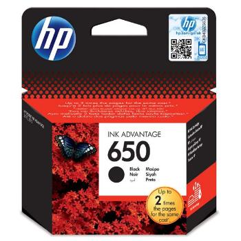 HP originálna cartridge CZ101AE, HP 650, black, blistr, 360 str., HP Deskjet Ink Advantage 2515 AiO, 3515 e-Ai0, 3545