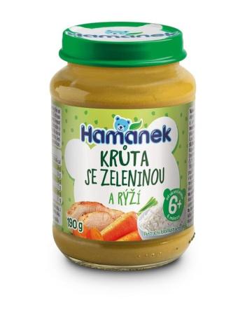 HAMÁNEK Morka s gratinovanou zeleninou a ryžou 190 g