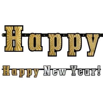 Girlanda Silvester – Happy New Year – 142 cm (5901157450654)