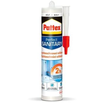 PATTEX Rýchloschnúci sanitárny silikón, biely 280 ml (9000100907224)