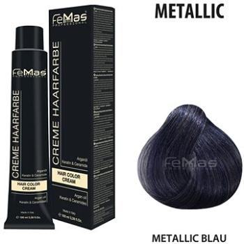 FemMas Farba na vlasy Metallic modrá (4260450266418)
