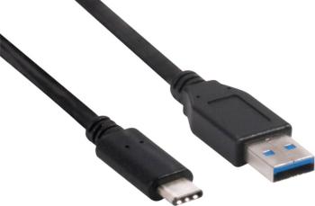 club3D #####USB-Kabel #####USB 3.2 Gen1 (USB 3.0 / USB 3.1 Gen1) #####USB-C™ Stecker, #####USB-A Stecker 1.00 m čierna