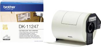 Brother DK-11247 etikety v roli 103 x 164 mm papier  biela 180 ks permanentné DK11247 prepravné štítky, univerzálne etik