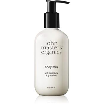 John Masters Organics Geranium & Grapefruit Body Milk upokojujúce telové mlieko 236 ml