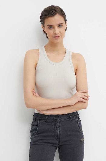 Top Calvin Klein dámsky,béžová farba,K20K206554