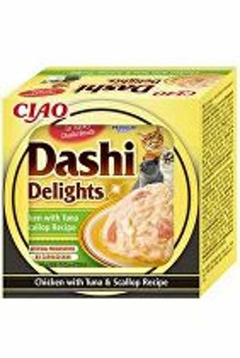 Churu Cat CIAO Dashi kuracie mäso s tuniakom a mušľou 70g + Množstevná zľava 3 + 1 zadarmo