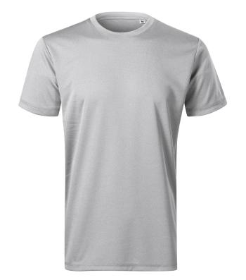 MALFINI Pánske tričko Chance - Strieborný melír | XL