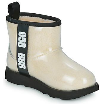 UGG  Polokozačky KIDS' CLASSIC CLEAR MINI II  Béžová