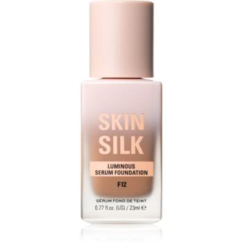 Makeup Revolution Skin Silk Serum Foundation ľahký make-up s rozjasňujúcim účinkom odtieň F12 23 ml