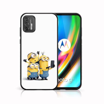 MY ART Silikónový kryt Motorola Moto G9 Plus MINIONS SELFIE (022)