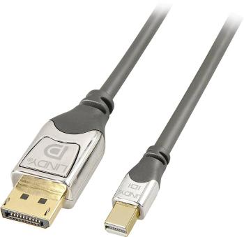 LINDY Mini-DisplayPort / DisplayPort káblový adaptér #####Mini DisplayPort Stecker, #####DisplayPort Stecker 0.50 m sivá