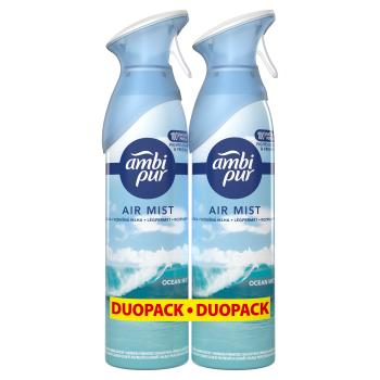 AMBIPUR Ocean Mist Osviežovač vzduchu v spreji 2 x 185 ml