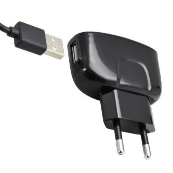 MOBILNET NSI-0009-USB-MICRO SIETOVA NABIJACKA 1XUSB - ADAPTER A KABEL MICRO USB, 2A, 1M, CIERNA