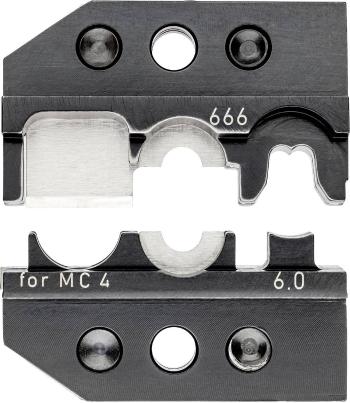 Knipex  97 49 66 6 krimpovacie nástavec solárny konektor MC4 6 mm² (max)   Vhodné pre značku Knipex 97 43 E, 97 43 E AUS